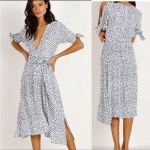 Faithfull Nina Midi Dress in Rae size 2